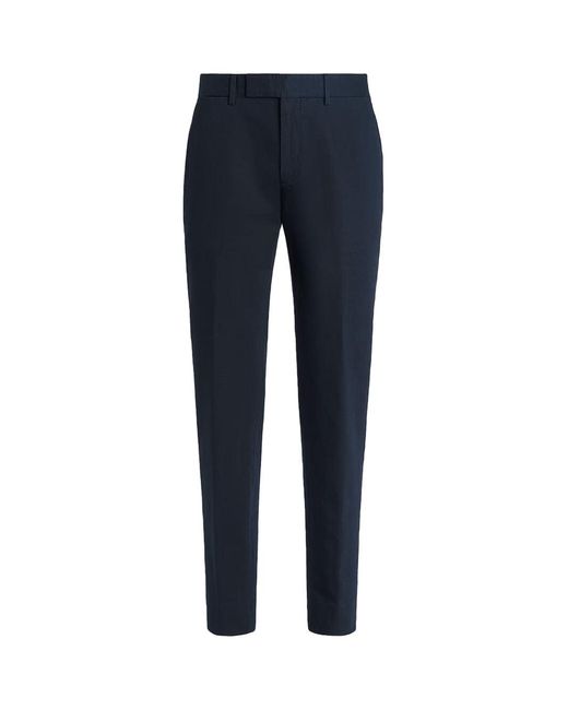 Zegna Blue Chino Trousers for men