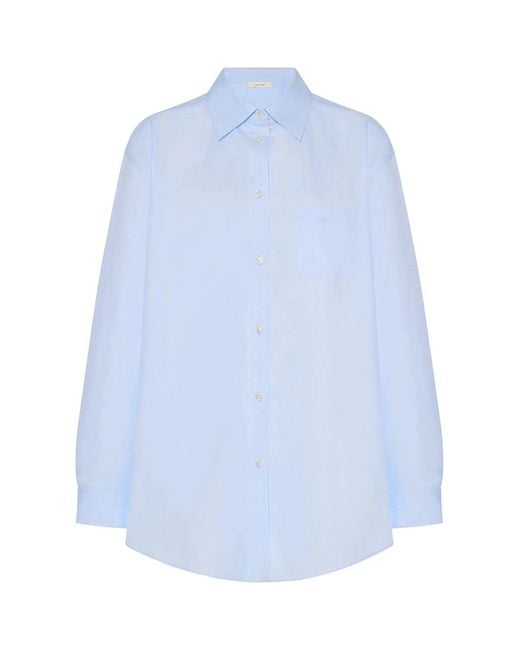 The Row Blue Elva Shirt Light