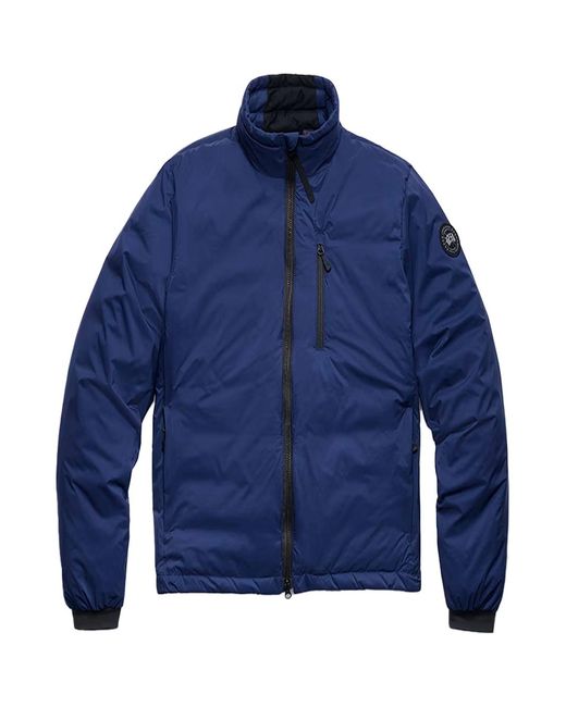 Canada Goose Blue Lodge Jacket Label Oxford for men