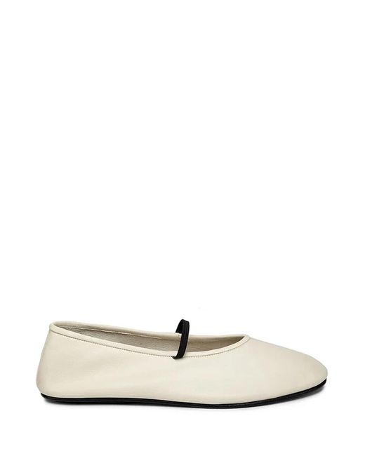 The Row White Ballet Slipper Milk