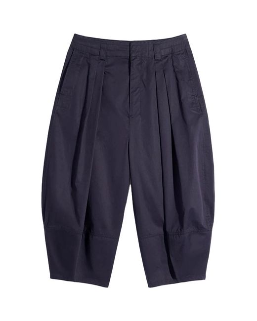 Lemaire Blue Volume Trousers Ink
