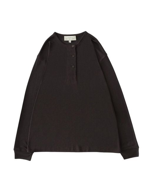 Studio Nicholson Black Rutas Jersey Grape