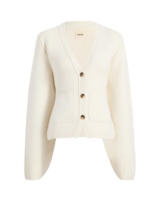Khaite White Scarlet Cardigan Glaze