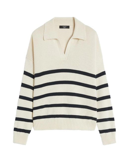 Weekend by Maxmara White Wkdpanfilo Jumper Cream