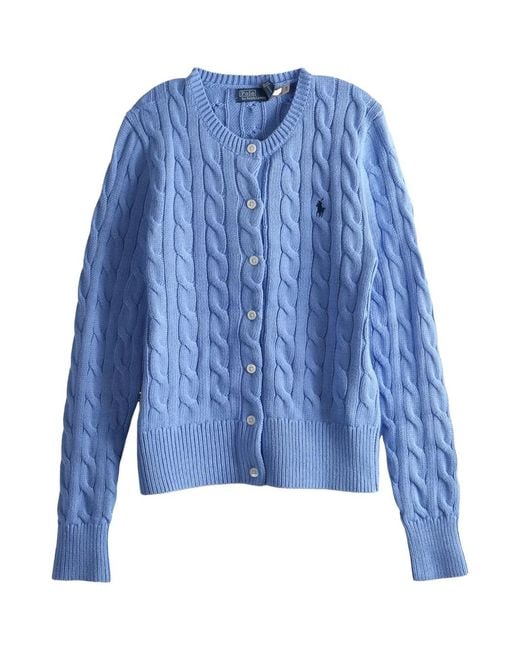 Polo Ralph Lauren Blue Ralph Lauren Crewneck Cardigan Light