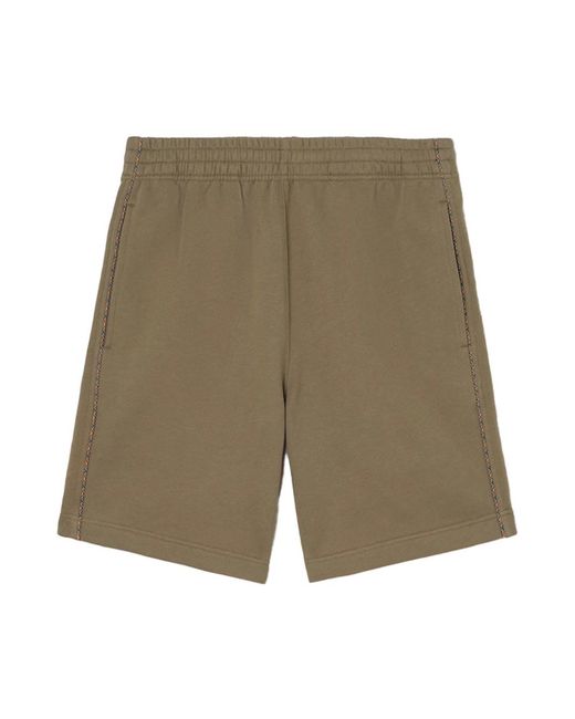 Burberry Green Shaun Shorts Finch for men