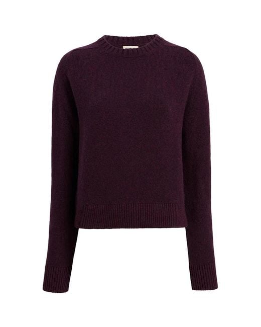 Khaite Purple Nera Sweater Plum