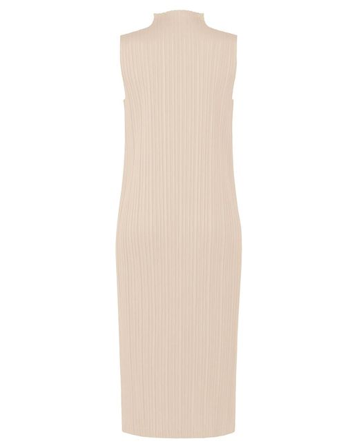 Issey Miyake Natural Pleats Please Tunic Greige