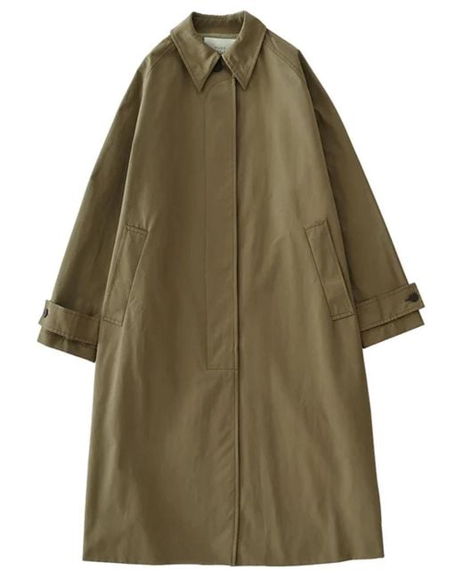 Studio Nicholson Green Holin Coat Dark Dusk