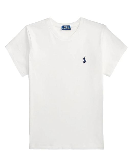 Polo Ralph Lauren White Ralph Lauren Crewneck Tee