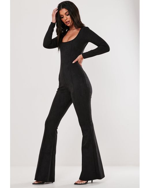 black playsuit long leg