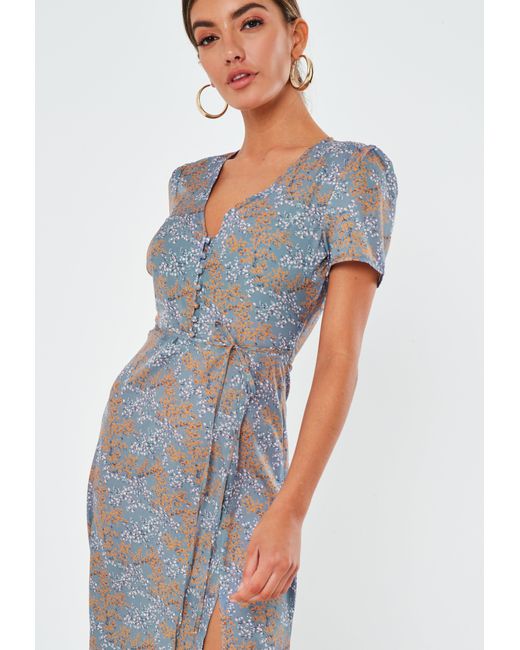 floral midi tea dress