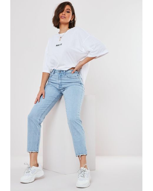 missguided blue jeans