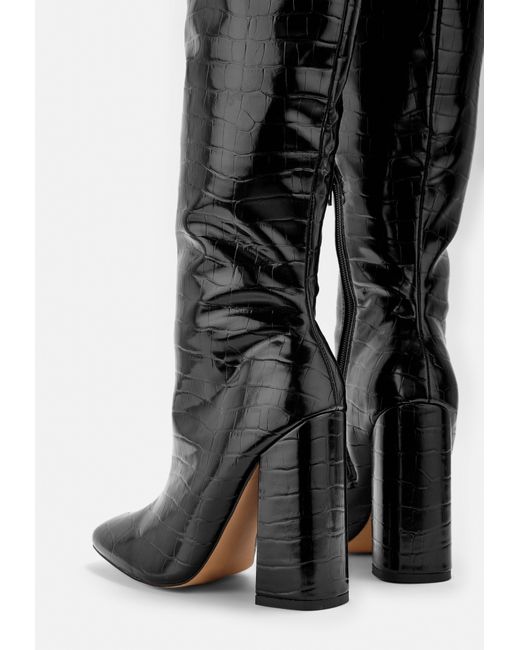 missguided croc boots
