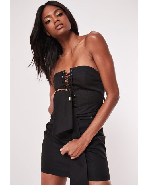 bardot utility dress
