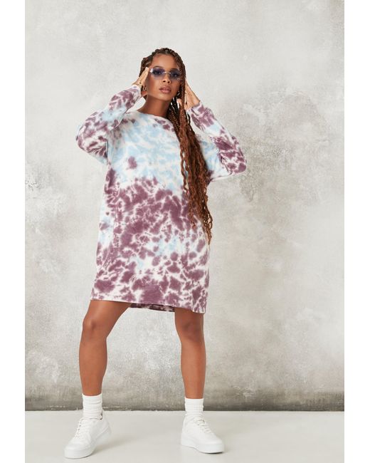 tie dye sweater dress