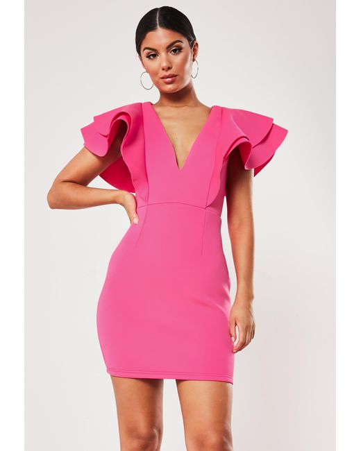 scuba mini dress