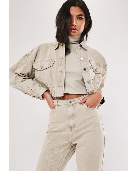 sand denim jacket
