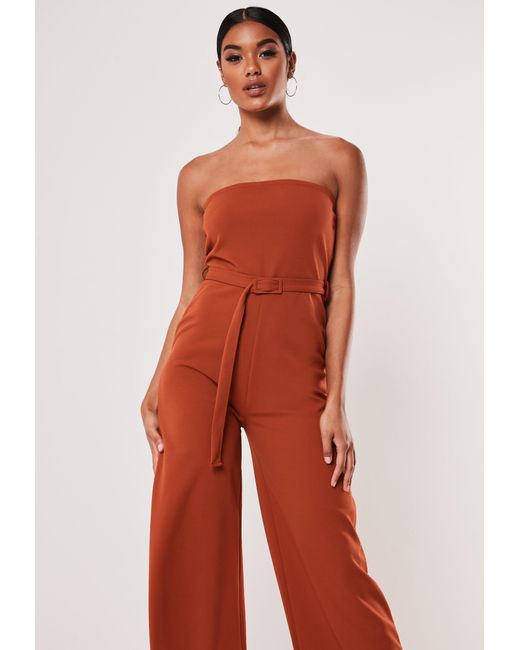 burnt orange playsuit