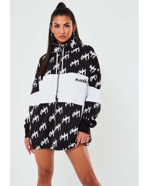 playboy repeat print hoodie