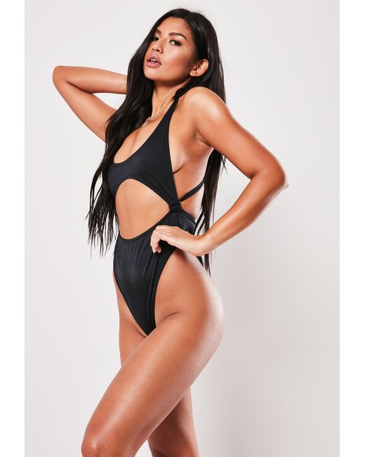 missguided black swimsuit