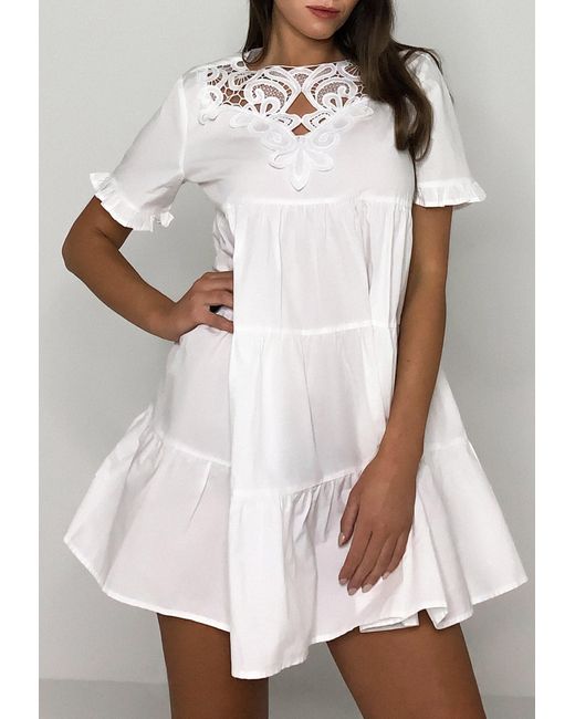 smock cotton dress