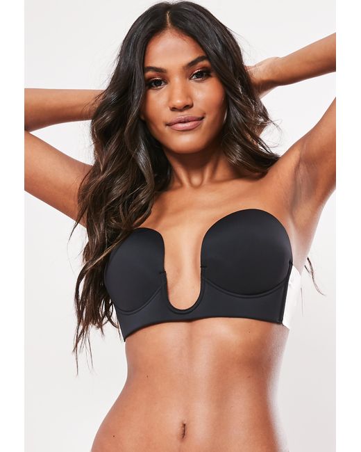 plunge stick on bra