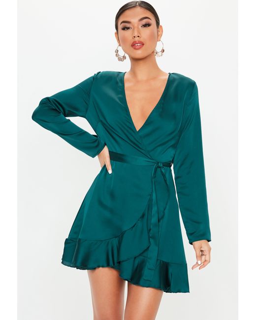 robe satin missguided