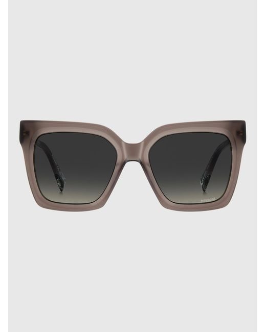 Missoni Gray Dna Squared Acetate Sunglasses