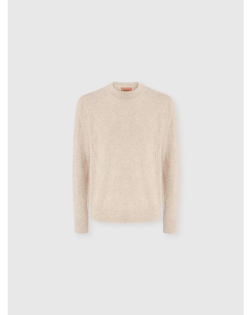 Missoni White Crew Neck Sweater for men