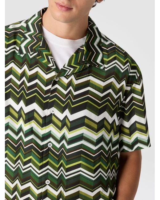 Missoni Green Bowling Shirt for men