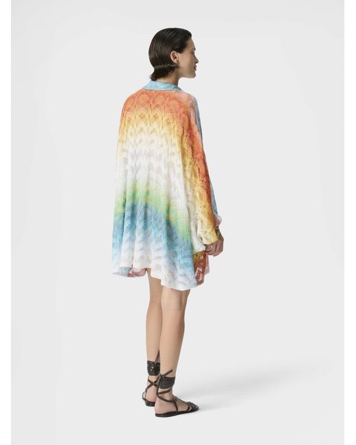 Missoni Blue Short Caftan Cover-Up