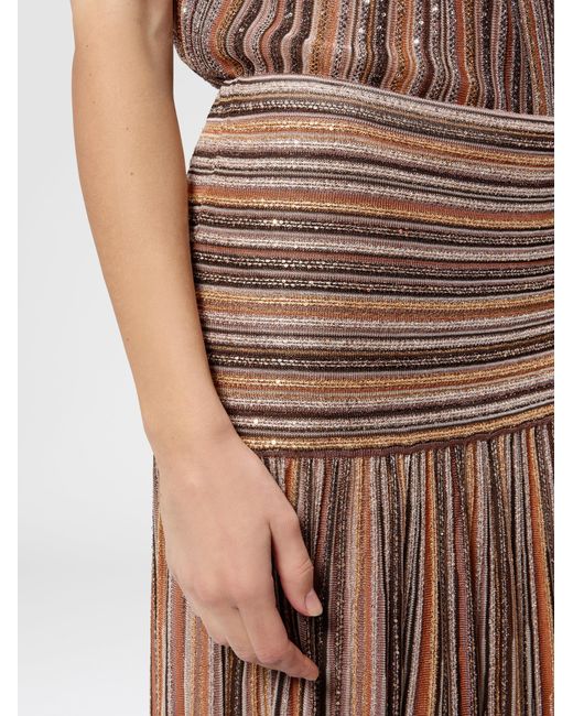 Missoni Brown Long Skirt