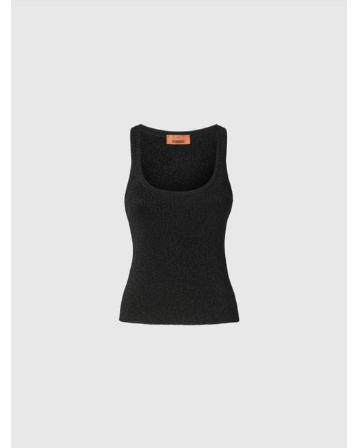 Débardeur En Lamé De Viscose, Femme, Taille Missoni en coloris Black