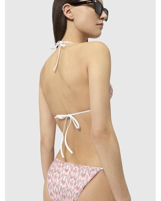 Missoni Pink Triangle Bikini