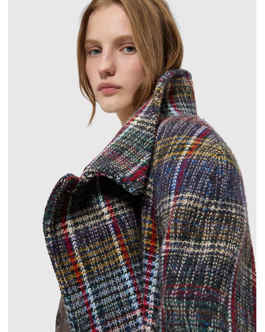 Missoni Multicolor Oversized Raglan Coat