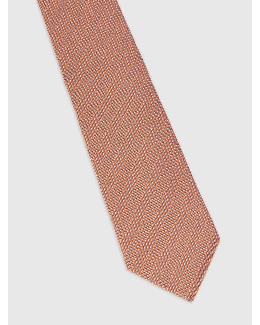Cravate À Chevrons Obliques, Homme, Taille Missoni pour homme en coloris White