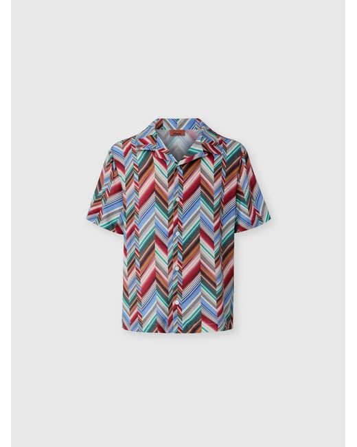 Missoni White Bowling Shirt for men