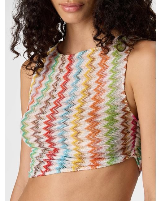 Missoni White Crop Top
