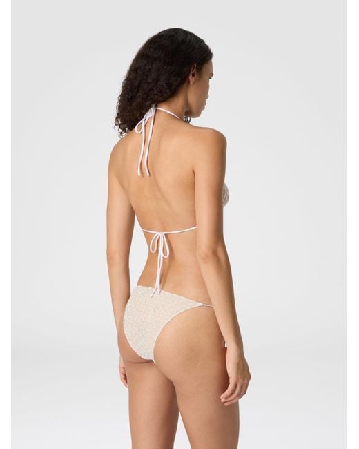 Missoni White Triangle Bikini