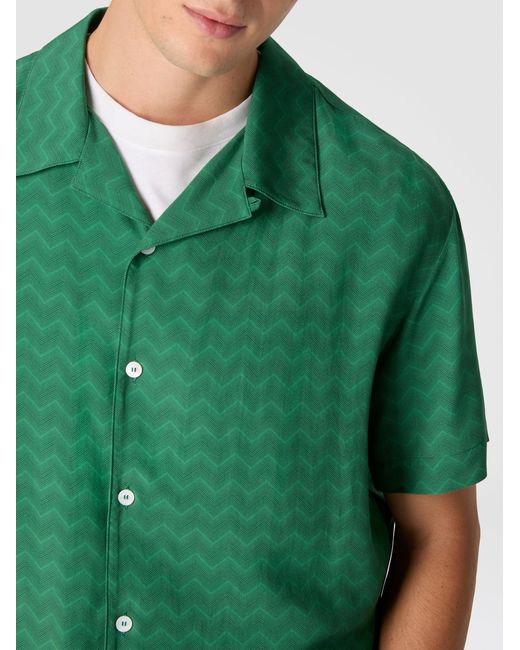 Missoni Green Bowling Shirt for men
