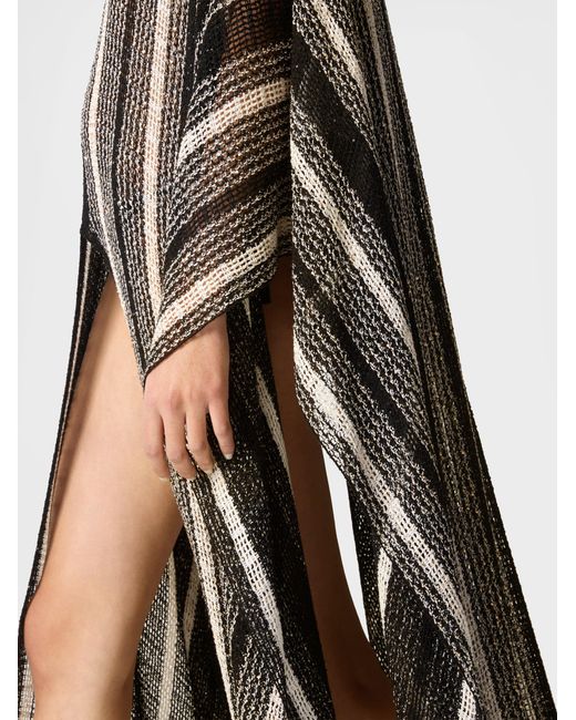 Missoni Multicolor Long Mesh Caftan Cover-Up