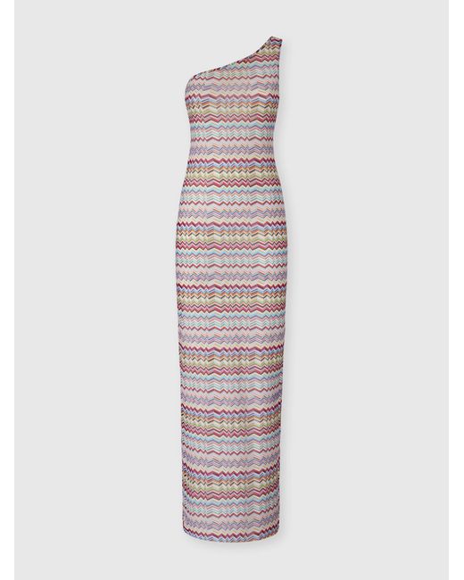Missoni White One-Shoulder Cover-Up