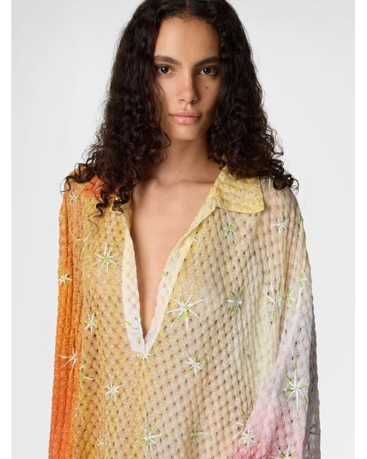 Missoni Natural Short Cover-Up