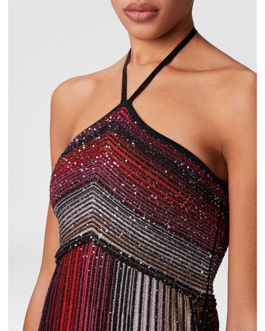 sachin and babi light blue dress Missoni - Zigzag open-back minidress