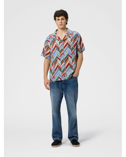 Missoni White Bowling Shirt for men