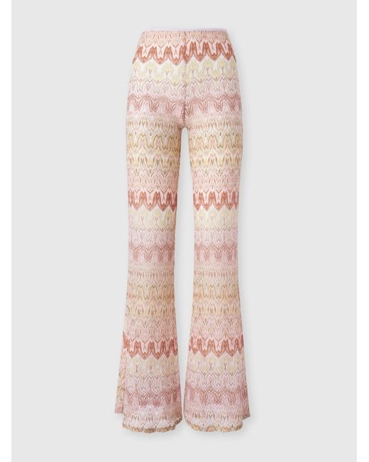 Missoni Pink Flare Trousers