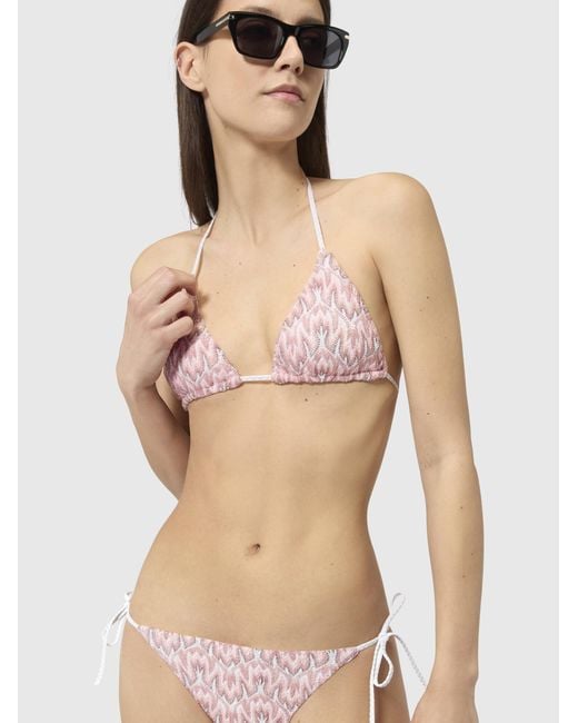 Missoni Pink Triangle Bikini
