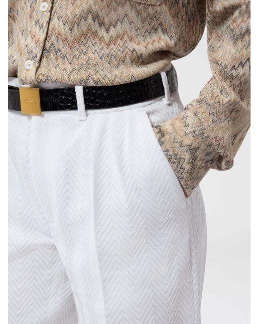 Missoni White Classic Trousers