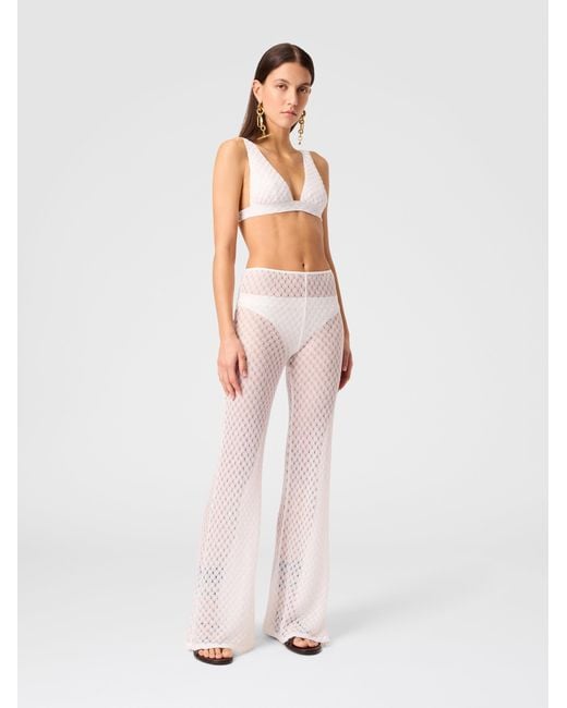 Missoni White Flared Trousers